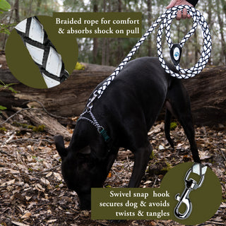 SafetyPUP XD® Reflective Climbing Rope Dog Leash